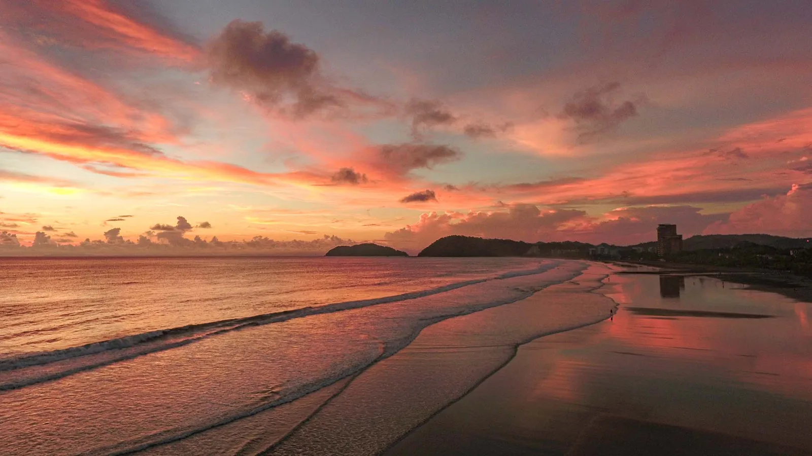 Sunset on Jacó Beach